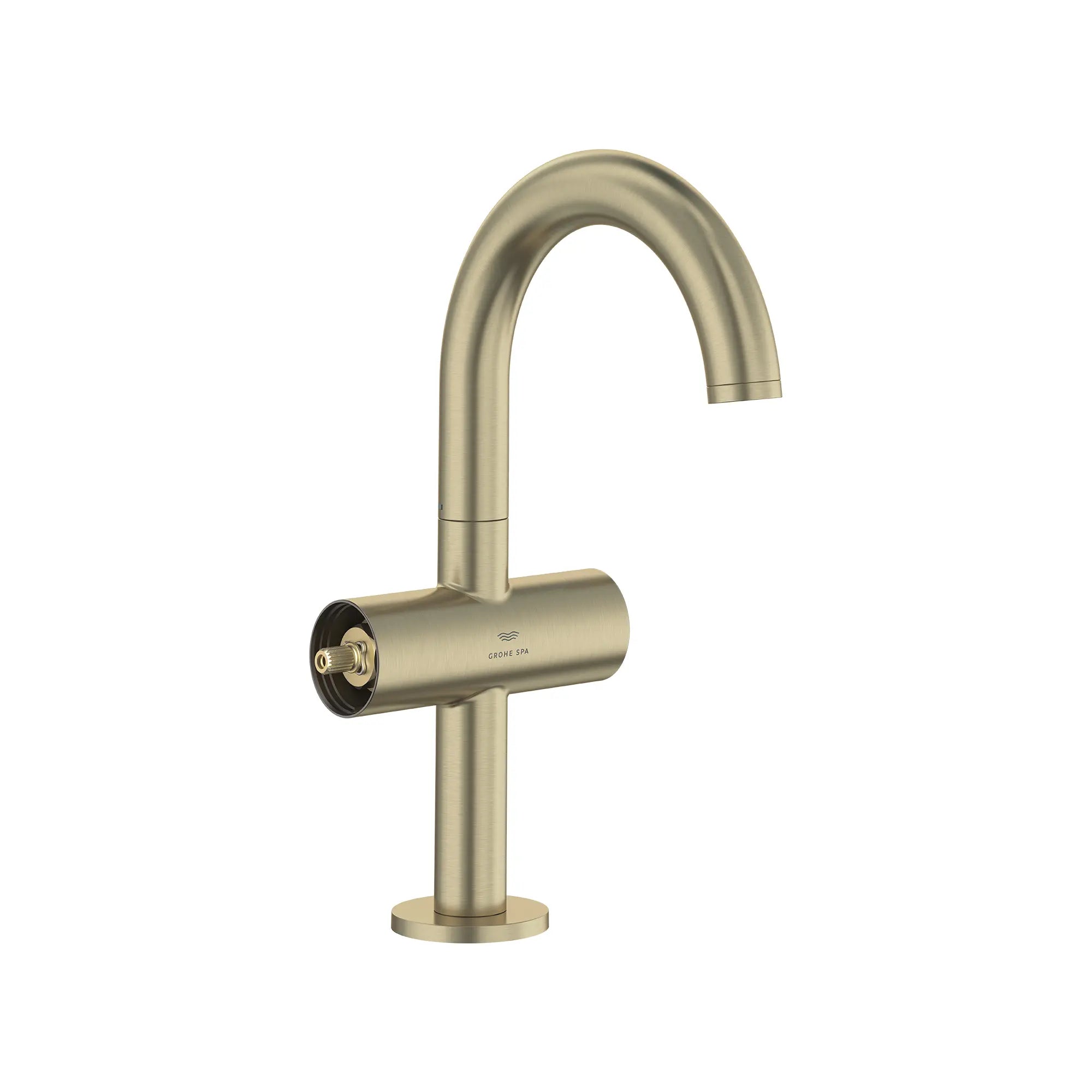 Atrio Single Hole Two-Handle M-Size Bathroom Faucet without Handles, 1.2 GPM (4.5 L/min) // BRUSHED NICKEL INFINITYFINISH // 285327_Atrio_PC_SiloRight_21148EN00_48458EN00_0002_JANUARY2026_0_CDNwebp.webp