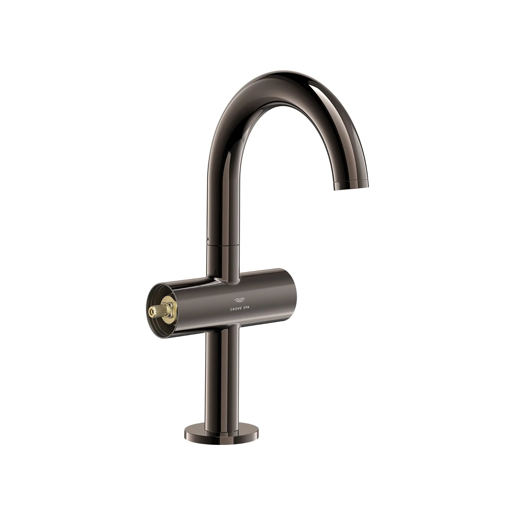 Atrio Single Hole Two-Handle M-Size Bathroom Faucet without Handles, 1.2 GPM (4.5 L/min) // HARD GRAPHITE // 285330_Atrio_PC_SiloRight_21148A000_48458A000_0002_JANUARY2026_0_CDNwebp.webp