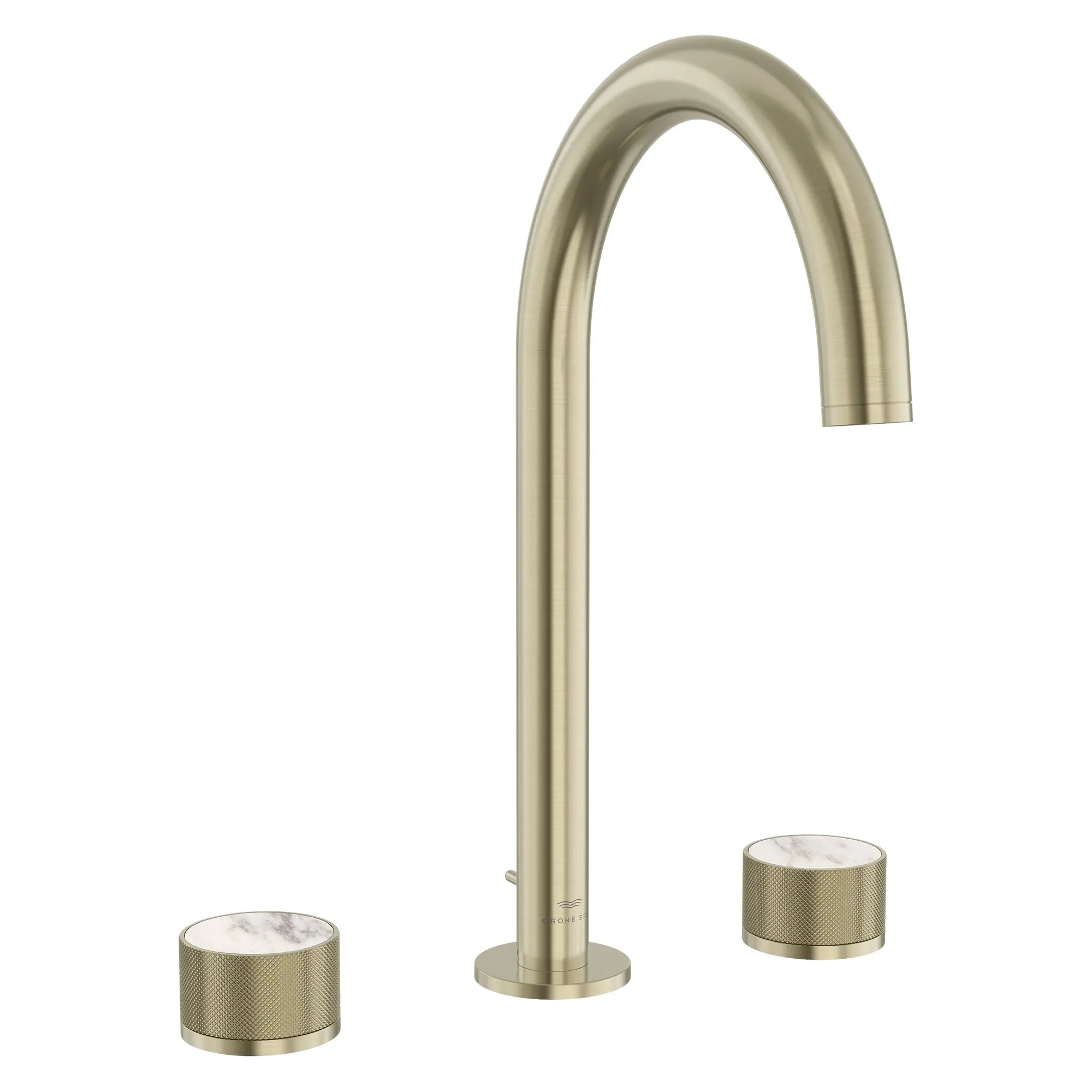 Atrio Private Collection 8-inch Widespread 2-Handle M-Size Bathroom Faucet with Knob Handles, 1.2 GPM (4.5 L/min) // BRUSHED NICKEL INFINITYFINISH // 285335_Atrio_PC_SiloRight_105339EN00_48460_0001_APRIL2026_0_CDNwebp.webp