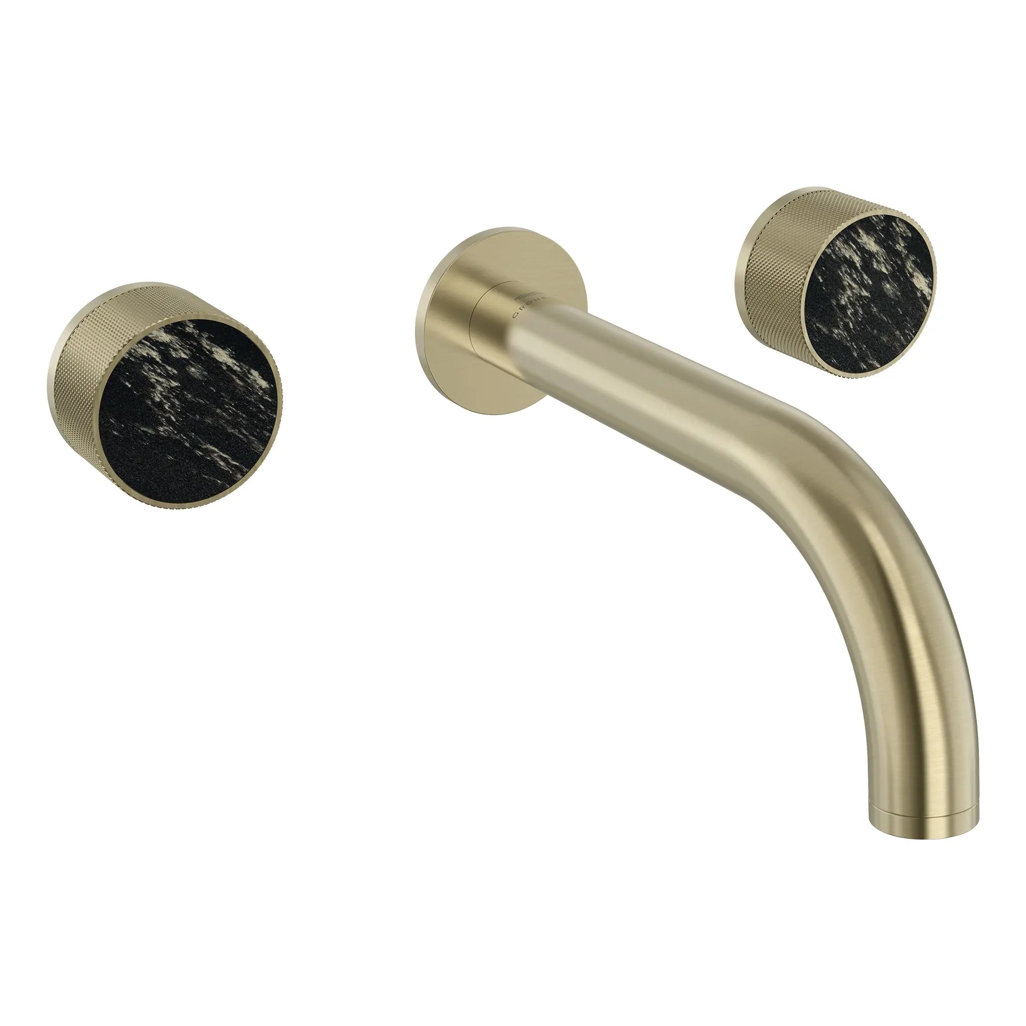 Atrio Private Collection 2-Handle Wall Mount Faucet, Knob Handles, 1.2 GPM (4.5L.min) // BRUSHED NICKEL INFINITYFINISH // 285346_Atrio_PC_SiloRight_105364EN00_48461_0001_APRIL2026_0_CDNwebp.webp