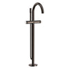 [105772A000] Atrio Private Collection 2-Handle Free Standing Tub Filler with Knob Handles, with 1.75 GPM Hand Shower - Hard Graphite
