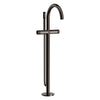[105772A000] Atrio Private Collection 2-Handle Free Standing Tub Filler with Knob Handles, with 1.75 GPM Hand Shower - Hard Graphite