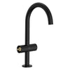 [211462430] Atrio Single Hole Two-Handle L-Size Bathroom Faucet without Handles, 1.2 GPM (4.5 L/min) - Brushed Hard Graphite