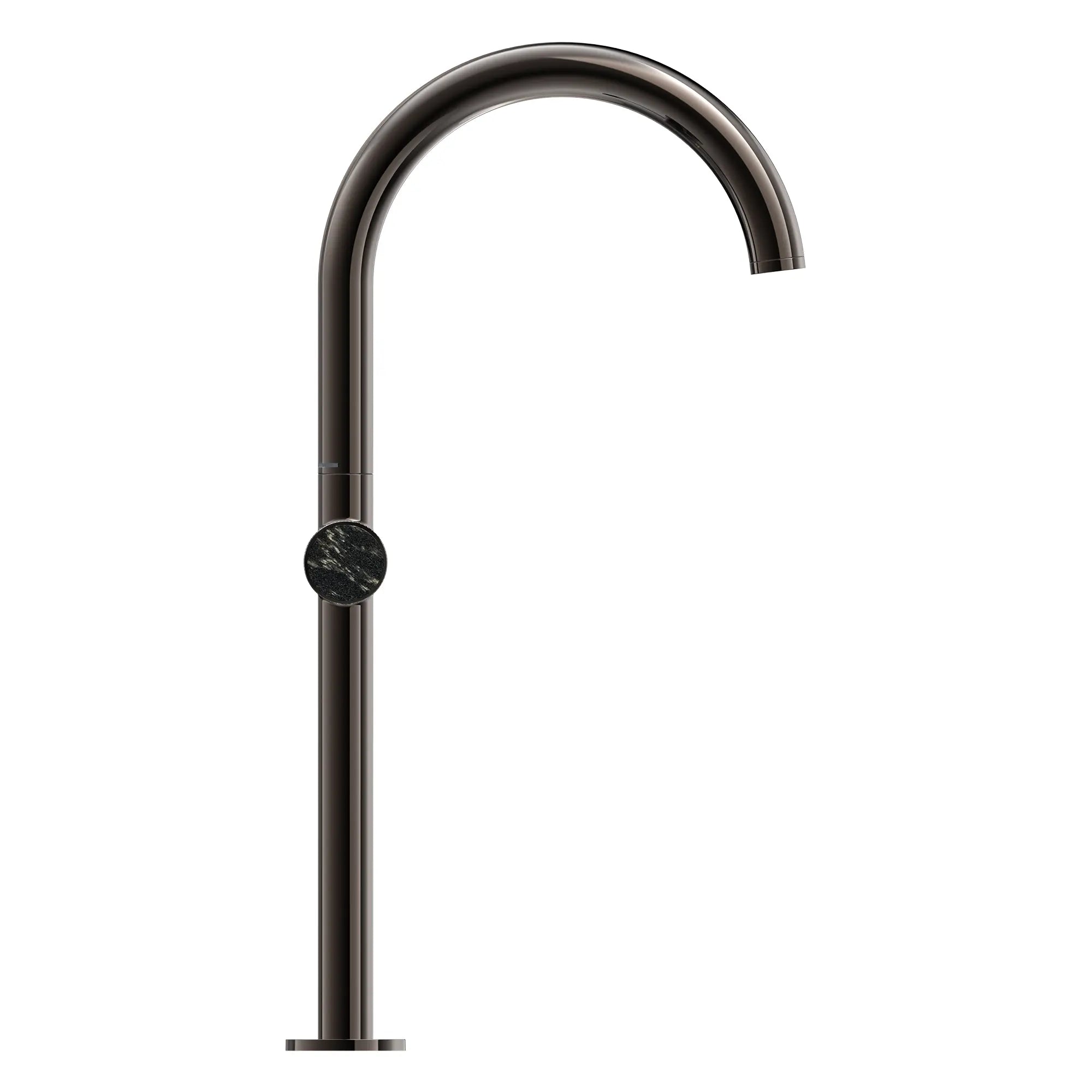 Atrio Private Collection Single Hole Two-Handle Vessel Sink Faucet with Knob Handles, 1.2 GPM (4.5 L/min) // HARD GRAPHITE // 285381_Atrio_PC_SiloSide_105342A000_48457_0001_APRIL2026_0_CDNwebp.webp