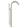 [105772EN00] Atrio Private Collection 2-Handle Free Standing Tub Filler with Knob Handles, with 1.75 GPM Hand Shower - Hard Graphite