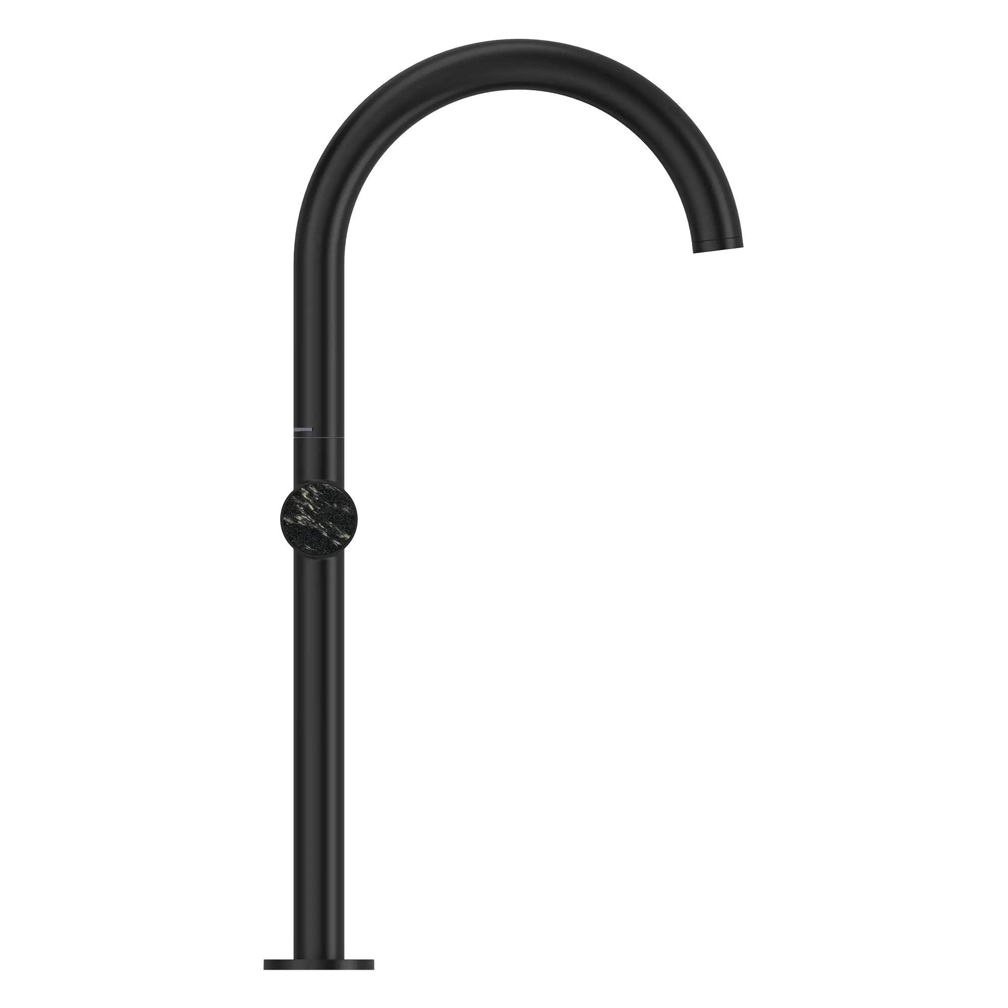 Atrio Private Collection Single Hole Two-Handle Vessel Sink Faucet with Knob Handles, 1.2 GPM (4.5 L/min) // MATTE BLACK // 285407_Atrio_PC_SiloSide_1053422430_48457_0001_APRIL2026_0_CDNwebp.webp