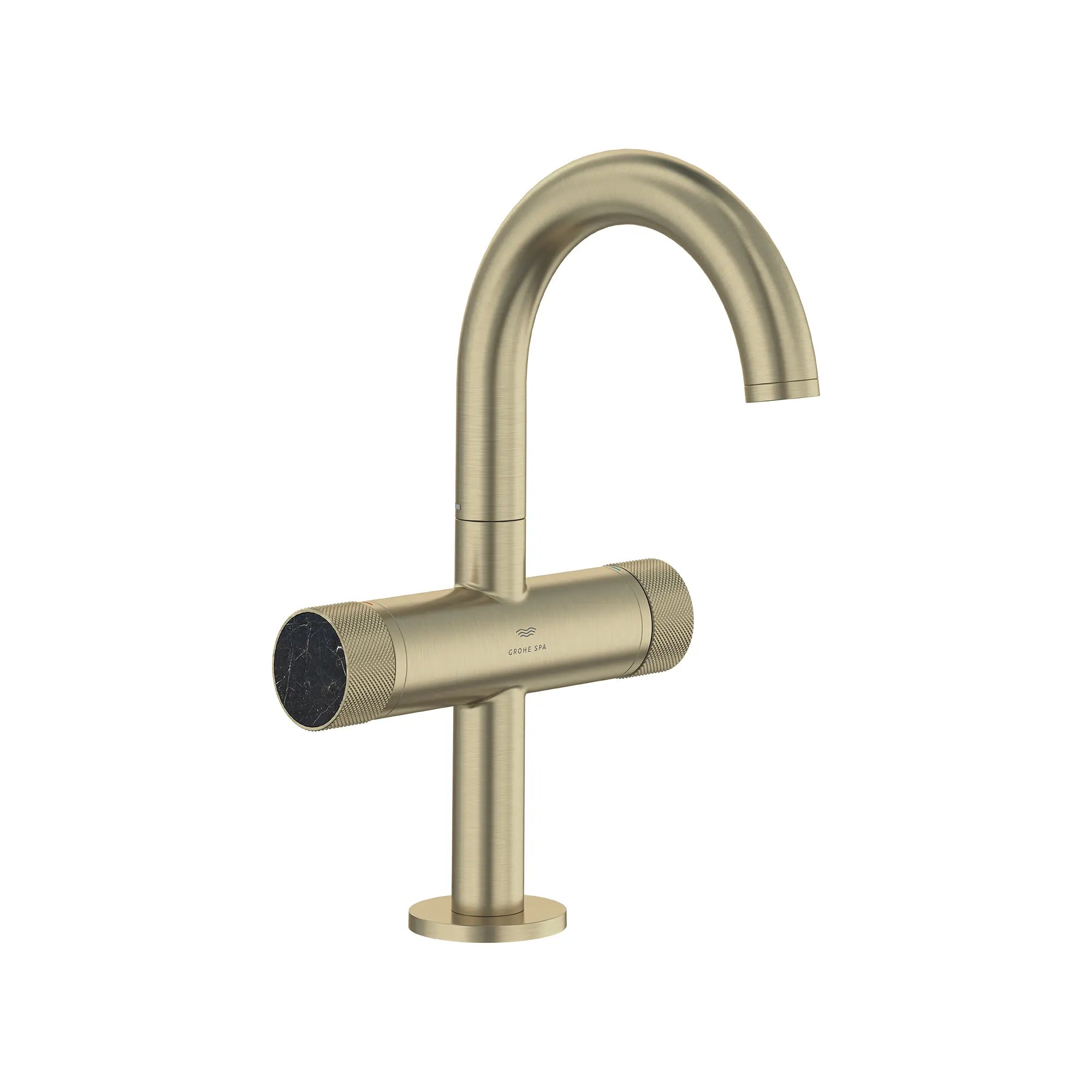 Atrio Private Collection Single Hole Two-Handle M-Size Bathroom Faucet with Knob Handles, 1.2 GPM (4.5 L/min) // BRUSHED NICKEL INFINITYFINISH // 285446_Atrio_SiloRight_105341EN00_48457EN00_0001_MARCH2026_0_CDNwebp.webp