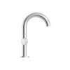 [1053410000] Atrio Private Collection Single Hole Two-Handle M-Size Bathroom Faucet with Knob Handles, 1.2 GPM (4.5 L/min) - GROHE StarLight Chrome