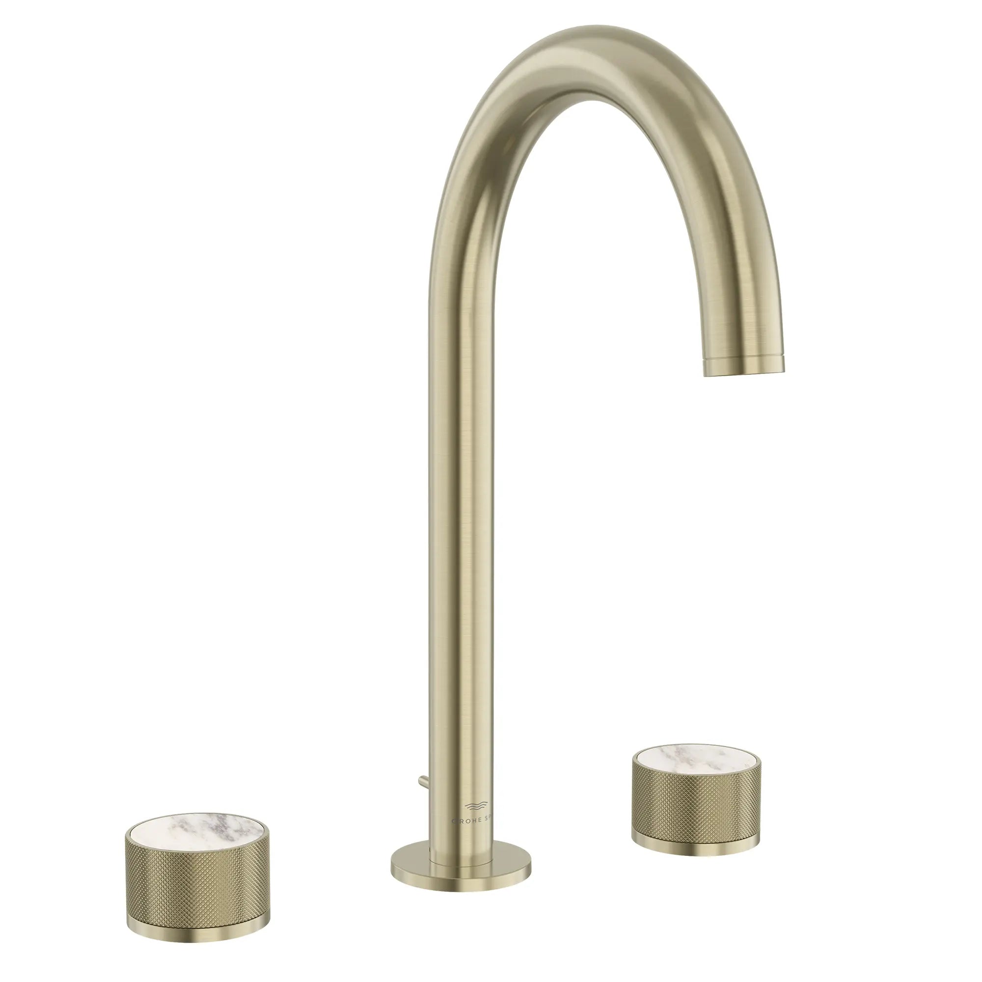 Atrio Private Collection 8-inch Widespread 2-Handle M-Size Bathroom Faucet with Knob Handles, 1.2 GPM (4.5 L/min) // BRUSHED NICKEL INFINITYFINISH // 286501_Atrio_PC_SiloRight_105339EN00_48460_0001_APRIL2026_0_CDNwebp.webp