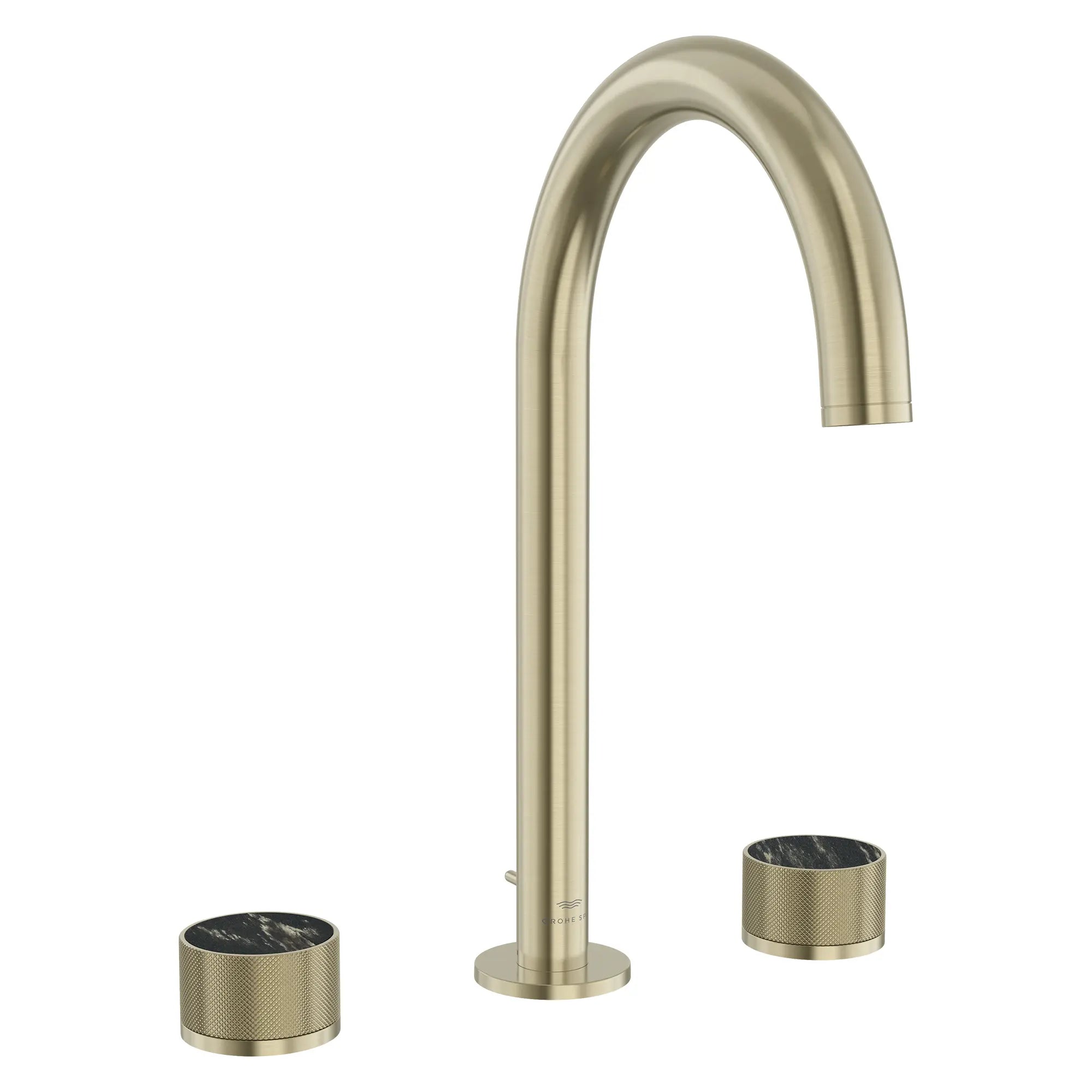 Atrio Private Collection 8-inch Widespread 2-Handle M-Size Bathroom Faucet with Knob Handles, 1.2 GPM (4.5 L/min) // BRUSHED NICKEL INFINITYFINISH // 286503_Atrio_PC_SiloRight_105339EN00_48461_0001_APRIL2026_0_CDNwebp.webp