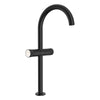 [1053422430] Atrio Private Collection Single Hole Two-Handle Vessel Sink Faucet with Knob Handles, 1.2 GPM (4.5 L/min) - Brushed Cool Sunrise