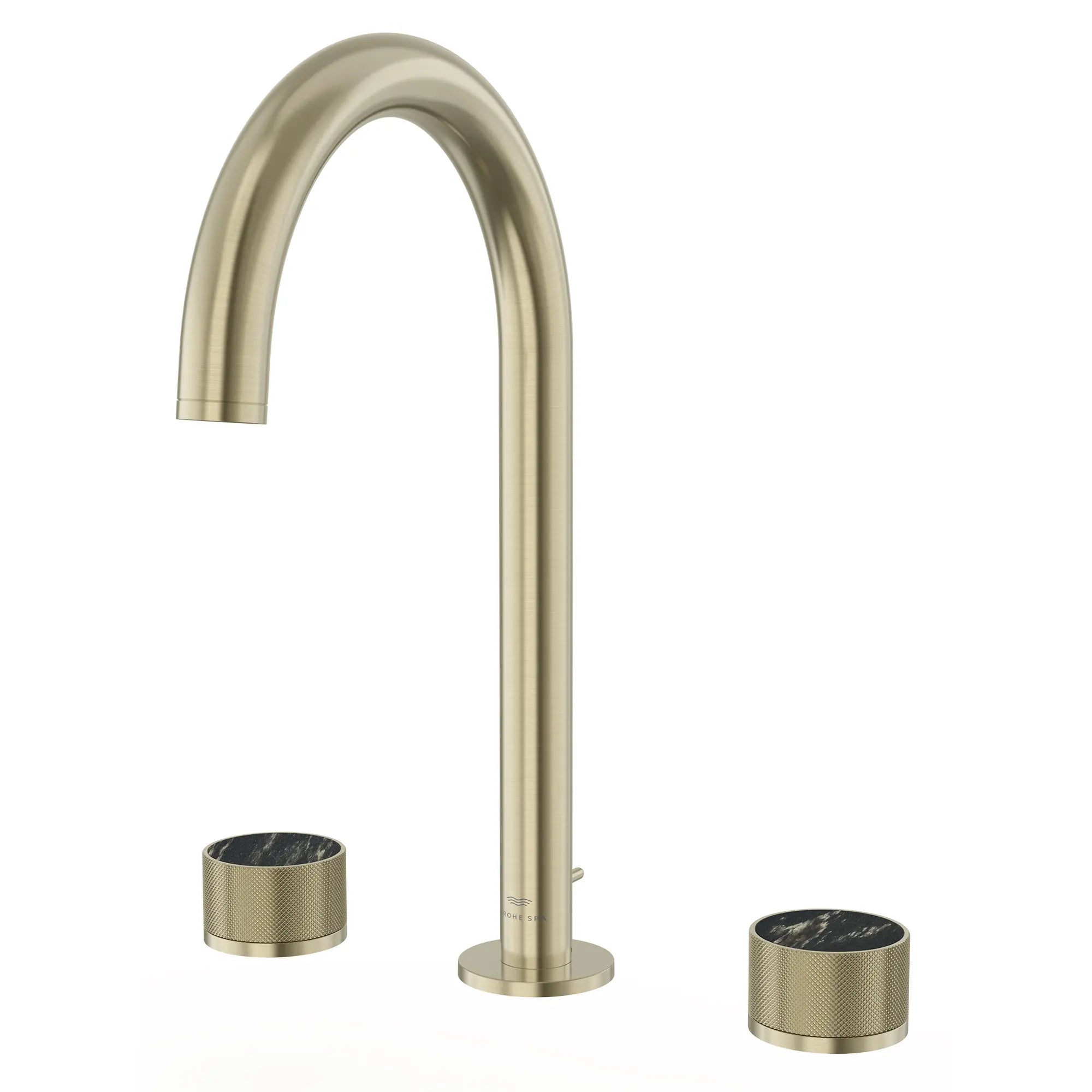 Atrio Private Collection 8-inch Widespread 2-Handle M-Size Bathroom Faucet with Knob Handles, 1.2 GPM (4.5 L/min) // BRUSHED NICKEL INFINITYFINISH // 286572_Atrio_PC_SiloLeft_105339EN00_48461_0001_APRIL2026_0_CDNwebp.webp