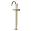 [105772EN00] Atrio Private Collection 2-Handle Free Standing Tub Filler with Knob Handles, with 1.75 GPM Hand Shower - Hard Graphite