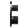 [105366A000] Atrio Private Collection Dual Function 2-Handle Thermostatic Valve Trim with Control Module with Knob Handles - GROHE StarLight Chrome