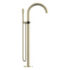 [105772EN00] Atrio Private Collection 2-Handle Free Standing Tub Filler with Knob Handles, with 1.75 GPM Hand Shower - Hard Graphite