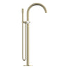[105772EN00] Atrio Private Collection 2-Handle Free Standing Tub Filler with Knob Handles, with 1.75 GPM Hand Shower - Hard Graphite