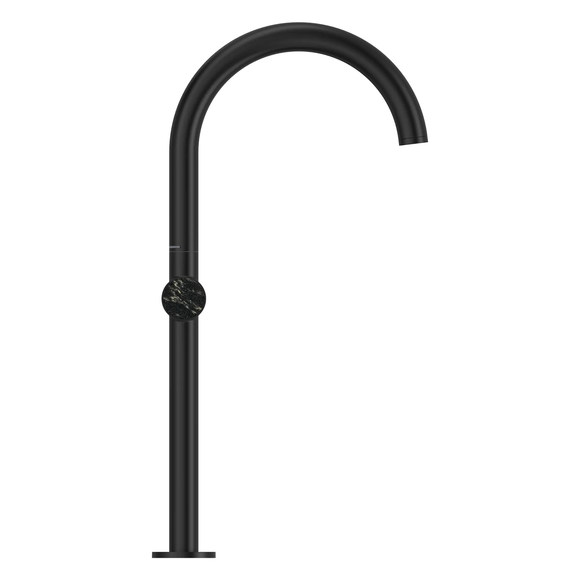 Atrio Private Collection Single Hole Two-Handle Vessel Sink Faucet with Knob Handles, 1.2 GPM (4.5 L/min) // MATTE BLACK // 286682_Atrio_PC_SiloSide_1053422430_48457_0001_APRIL2026_0_CDNwebp.webp