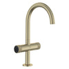 [105337EN00] Atrio Private Collection Single Hole 8-Inch Widespread 2-Handle L-Size Bathroom Faucet with Knob Handles, 1.2 GPM (4.5 L/min) - Hard Graphite