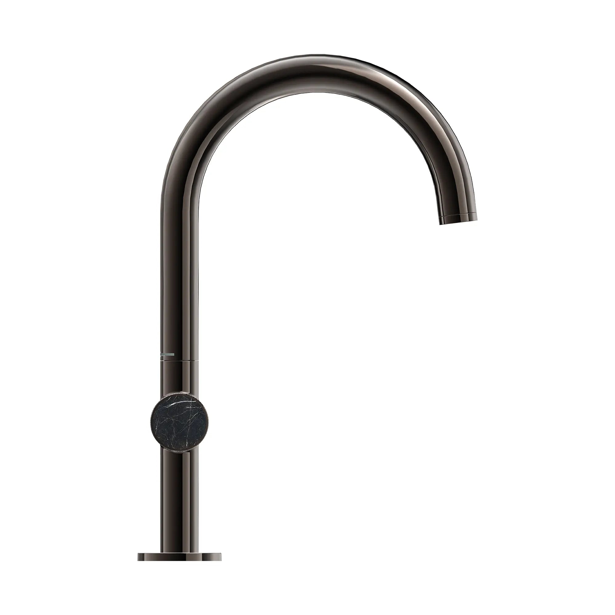 Atrio Private Collection Single Hole 8-Inch Widespread 2-Handle L-Size Bathroom Faucet with Knob Handles, 1.2 GPM (4.5 L/min) // HARD GRAPHITE // 286735_Atrio_SiloSide_105337A000_48457A000_0001_MARCH2026_0_CDNwebp.webp