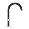[1053372430] Atrio Private Collection Single Hole 8-Inch Widespread 2-Handle L-Size Bathroom Faucet with Knob Handles, 1.2 GPM (4.5 L/min) - Hard Graphite