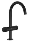 [1053372430] Atrio Private Collection Single Hole 8-Inch Widespread 2-Handle L-Size Bathroom Faucet with Knob Handles, 1.2 GPM (4.5 L/min) - Hard Graphite