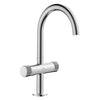 [1053370000] Atrio Private Collection Single Hole 8-Inch Widespread 2-Handle L-Size Bathroom Faucet with Knob Handles, 1.2 GPM (4.5 L/min) - Hard Graphite