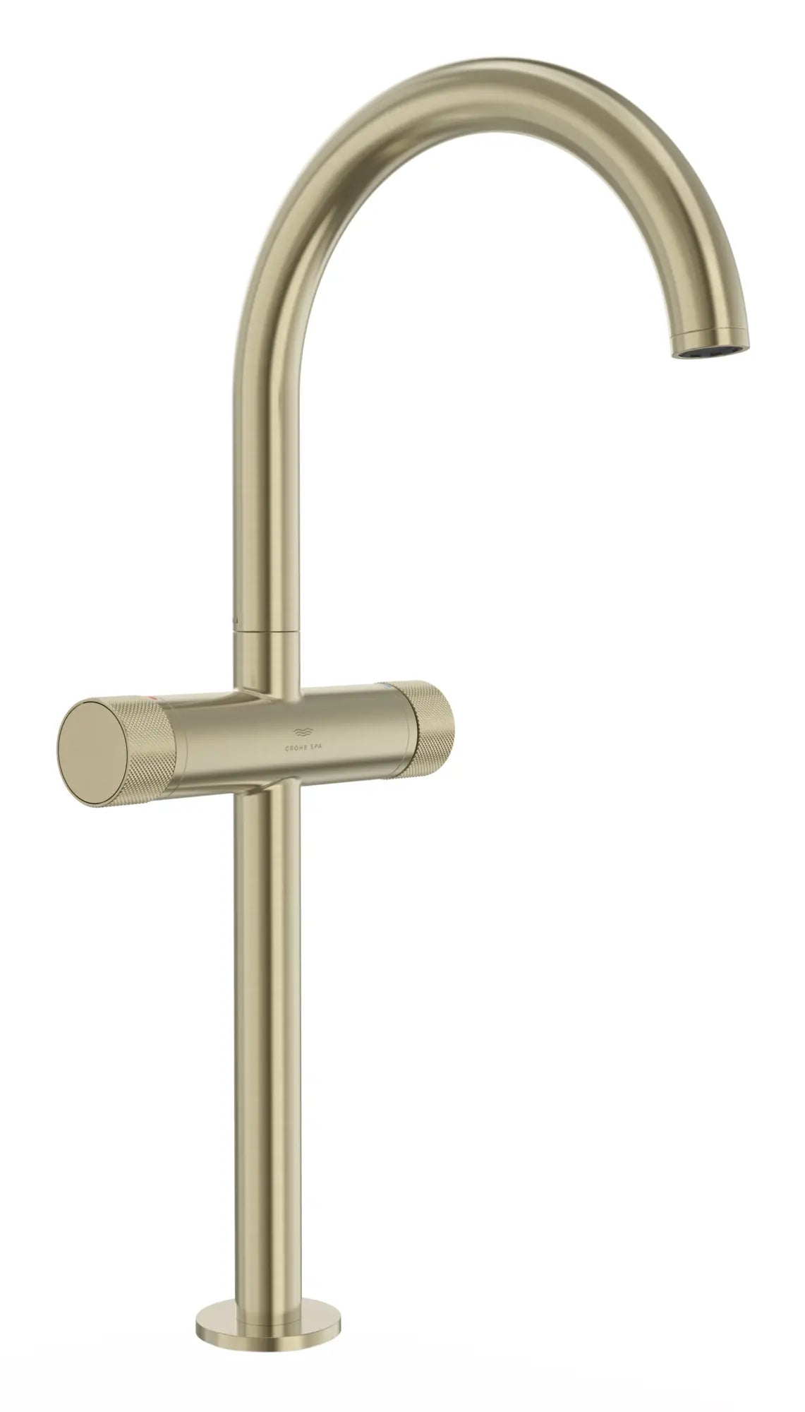 Atrio Private Collection Single Hole Two-Handle Vessel Sink Faucet with Knob Handles, 1.2 GPM (4.5 L/min) // BRUSHED NICKEL INFINITYFINISH // 287130_Atrio_PC_SiloRight_105342EN00_0001_JUNE2026_0_CDNwebp.webp
