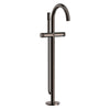 [105772A000] Atrio Private Collection 2-Handle Free Standing Tub Filler with Knob Handles, with 1.75 GPM Hand Shower - GROHE StarLight Chrome