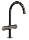 [105337A000] Atrio Private Collection Single Hole 8-Inch Widespread 2-Handle L-Size Bathroom Faucet with Knob Handles, 1.2 GPM (4.5 L/min) - Hard Graphite