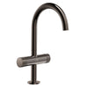 [105337A000] Atrio Private Collection Single Hole 8-Inch Widespread 2-Handle L-Size Bathroom Faucet with Knob Handles, 1.2 GPM (4.5 L/min) - Hard Graphite