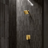 [111718GN00] Euphoria 140 with AquaBooster Square Single Spray Shower Head 1.75 GPM (6.6L/min) - GROHE StarLight Chrome