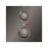 [29178A01] Allure Dual Function 2-Handle Thermostatic Valve Trim - Brushed Cool Sunrise