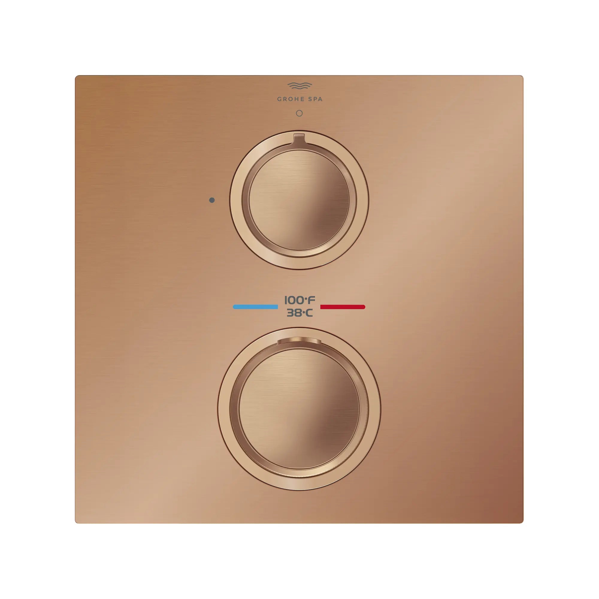 Allure Single Function 2-Handle Thermostatic Valve Trim // BRUSHED WARM SUNSET // 287711_Allure_SiloFront_29177DL00_0001_MAY2026_0_CDNwebp.webp