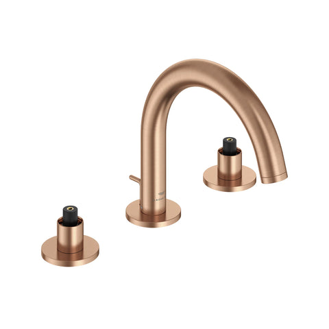 Atrio 8-inch Widespread 2-Handle S-Size Bathroom Faucet without Handles, 1.2 GPM (4.5 L/min) - Brushed Warm Sunset