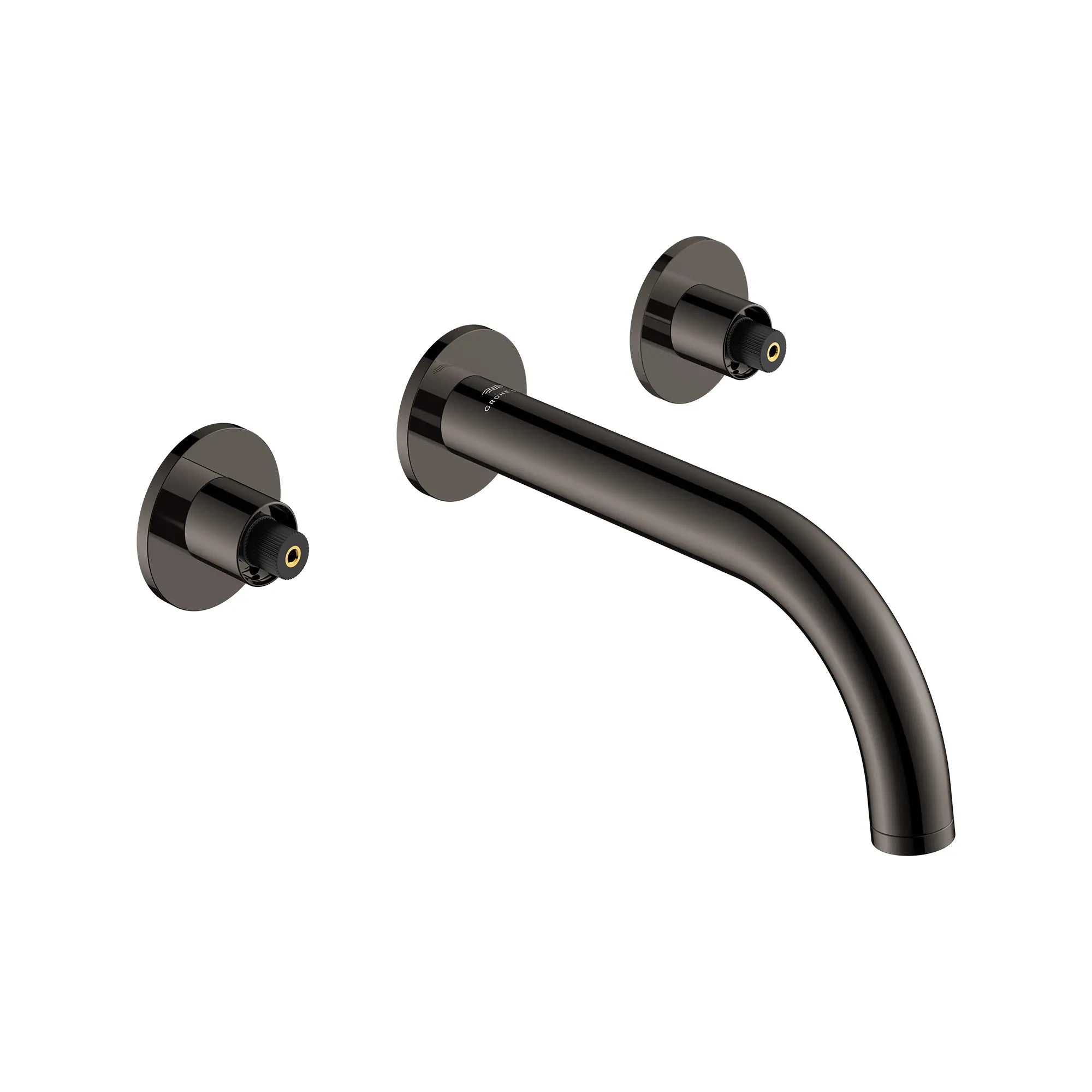 Atrio 2-Handle Wall Mount Faucet without Handles, 1.2 GPM (4.5L.min) // HARD GRAPHITE // 287744_Atrio_SiloRight_20663A000_0001_MARCH2026_0_CDNwebp.webp