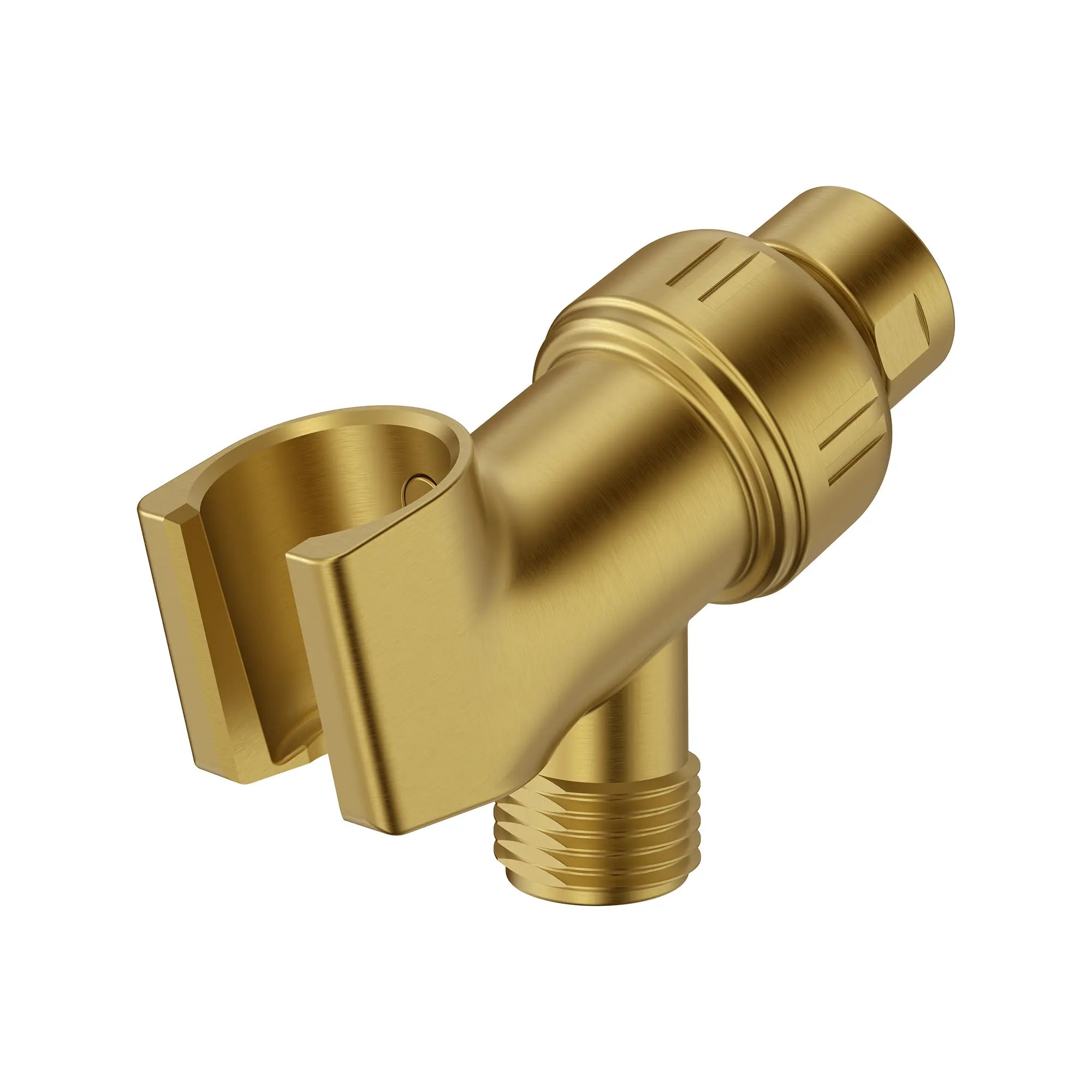 Adjustable Shower Arm Mount for Hand Shower // BRUSHED COOL SUNRISE // 287770_CHR_SiloLeft_28418GN00_0001_MAY2026_0_CDNwebp.webp