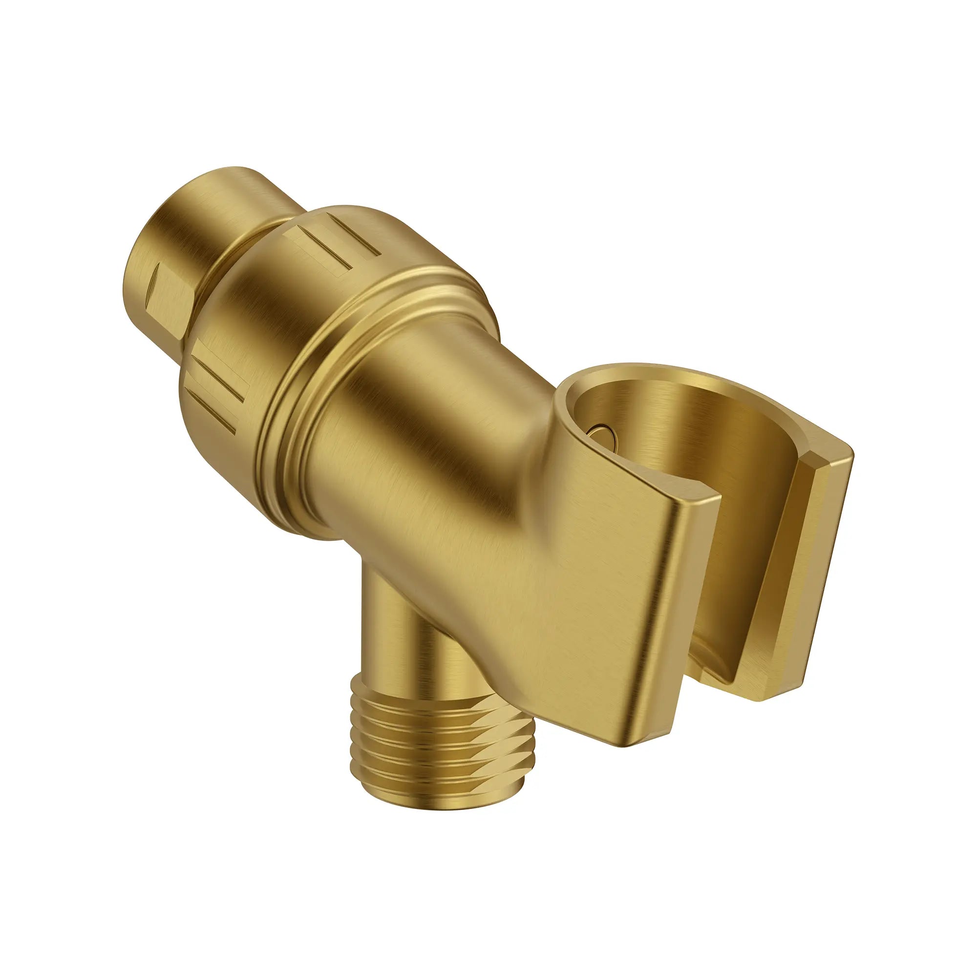 Adjustable Shower Arm Mount for Hand Shower // BRUSHED COOL SUNRISE // 287771_CHR_SiloRight_28418GN00_0001_MAY2026_0_CDNwebp.webp