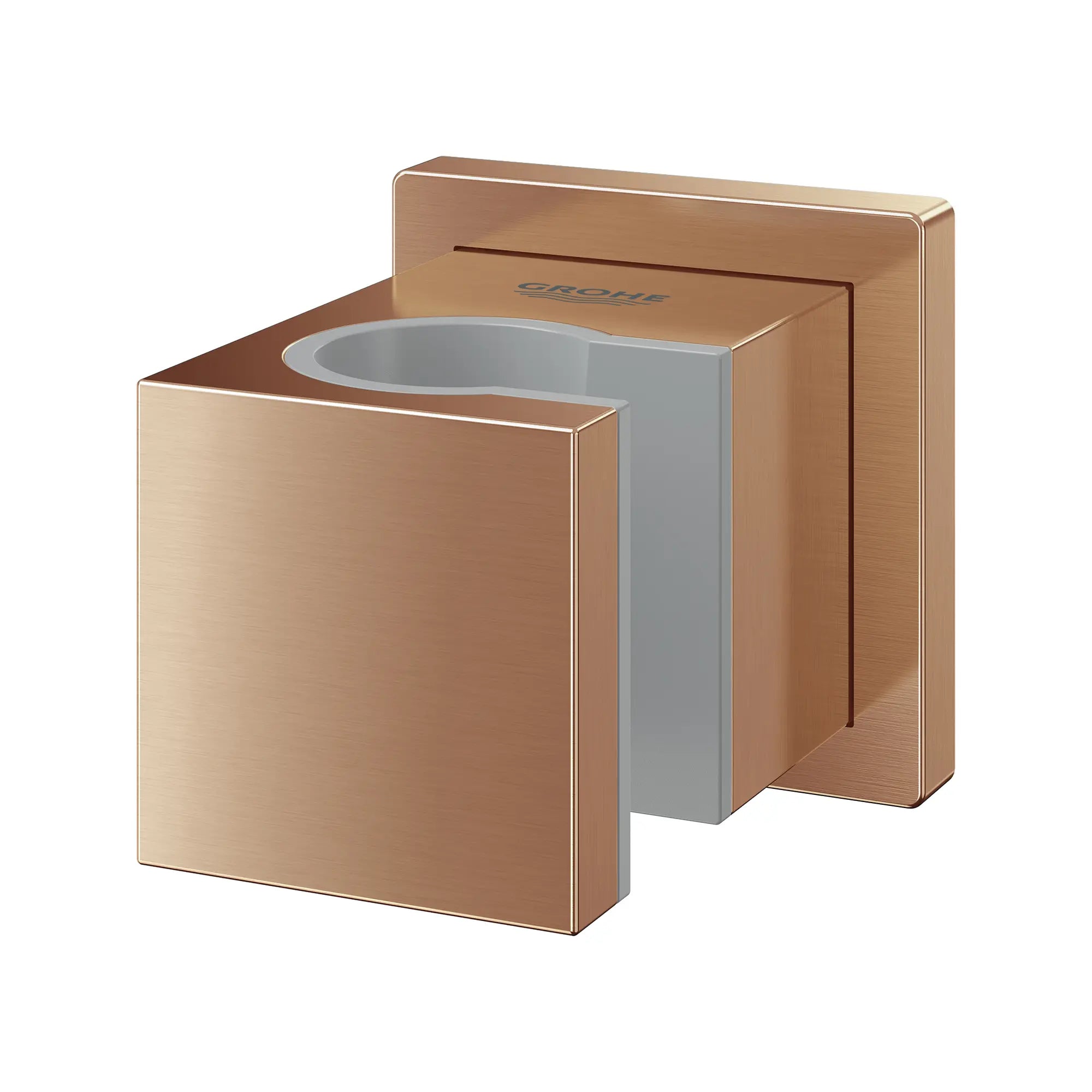 Euphoria Cube+ Handshower Holder // BRUSHED WARM SUNSET // 287809_Wall_Mount_SiloLeft_27693DL00_0001_MAY2026_0_CDNwebp.webp