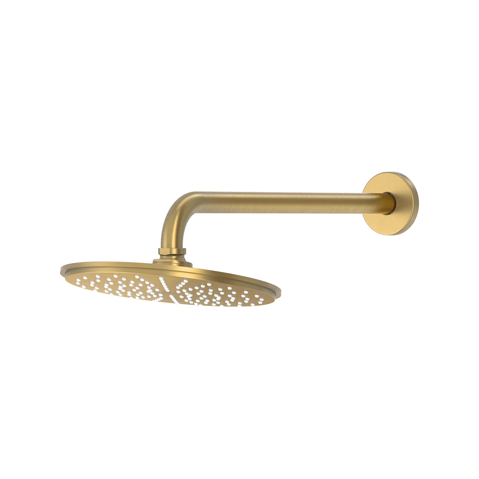 210 Shower Head, 8" - 1 Spray, 1.75 GPM (6.6 L/min) // BRUSHED COOL SUNRISE // 288258_Rainshower_SiloLeft_27814GN00_28540GN00_0001_July2025_0_CDNwebp.webp