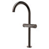 [105342A000] Atrio Private Collection Single Hole Two-Handle Vessel Sink Faucet with Knob Handles, 1.2 GPM (4.5 L/min) - Brushed Hard Graphite