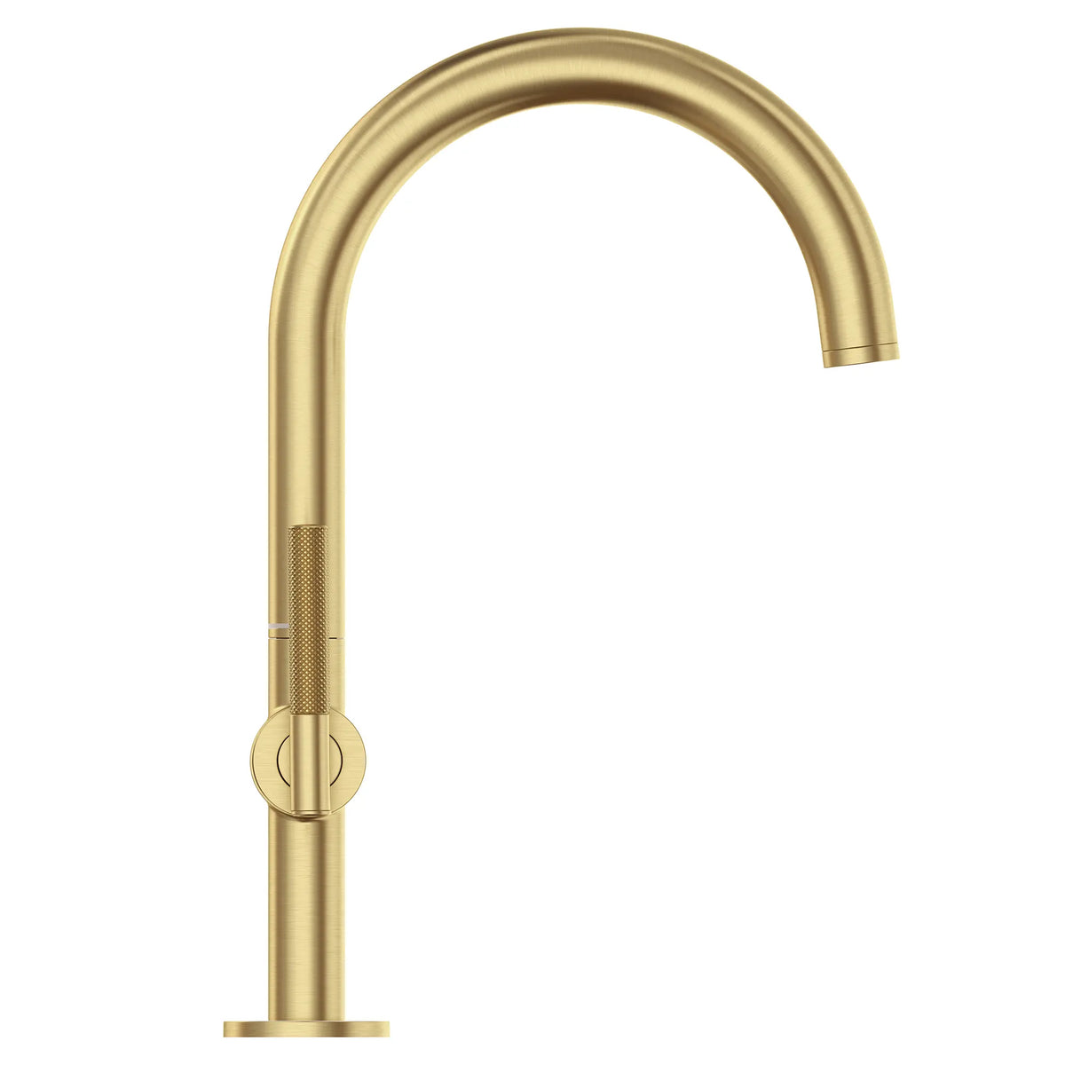 Atrio Single Hole Two-Handle L-Size Bathroom Faucet without Handles, 1.2 GPM (4.5 L/min) // BRUSHED COOL SUNRISE // 288373_Atrio_PC_SiloSide_21146GN00_48646GN00_0001_JANUARY2026_1_CDNwebp.webp
