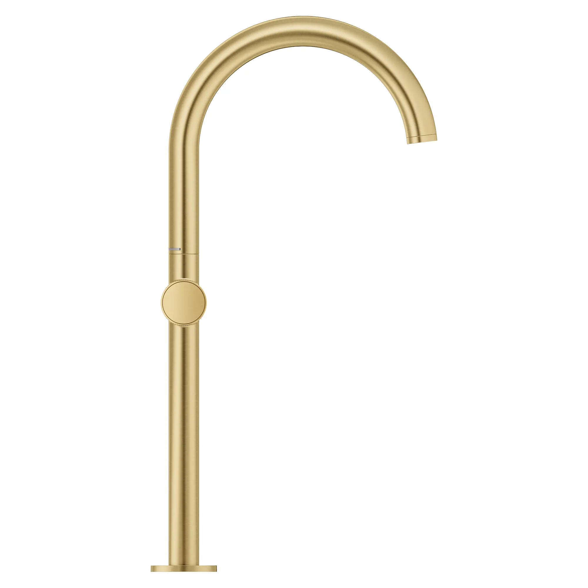 Atrio Private Collection Single Hole Two-Handle Vessel Sink Faucet with Knob Handles, 1.2 GPM (4.5 L/min) // BRUSHED COOL SUNRISE // 288382_Atrio_PC_SiloSide_105342GN00_0001_JUNE2026_1_CDNwebp.webp