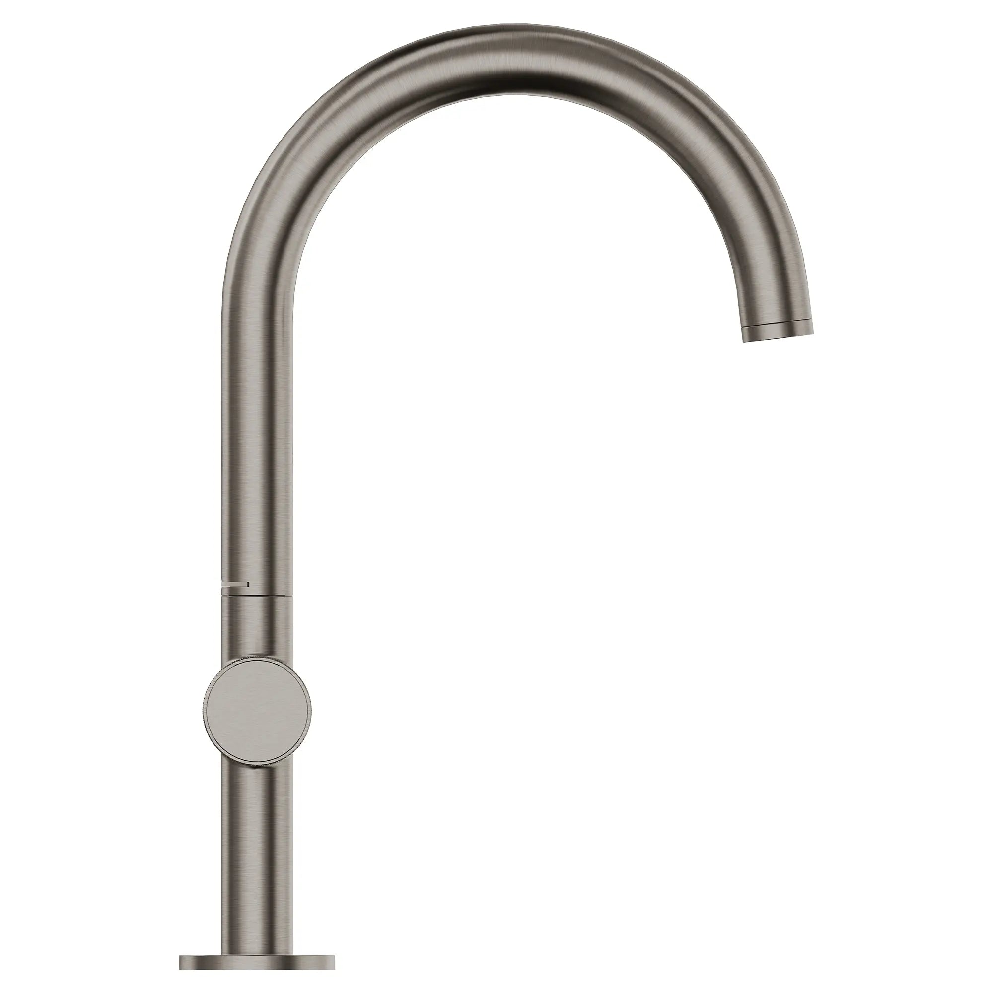 Atrio Private Collection Single Hole 8-Inch Widespread 2-Handle L-Size Bathroom Faucet with Knob Handles, 1.2 GPM (4.5 L/min) // BRUSHED HARD GRAPHITE // 288426_Atrio_SiloSide_105337AL00_0001_MARCH2026_1_CDNwebp.webp