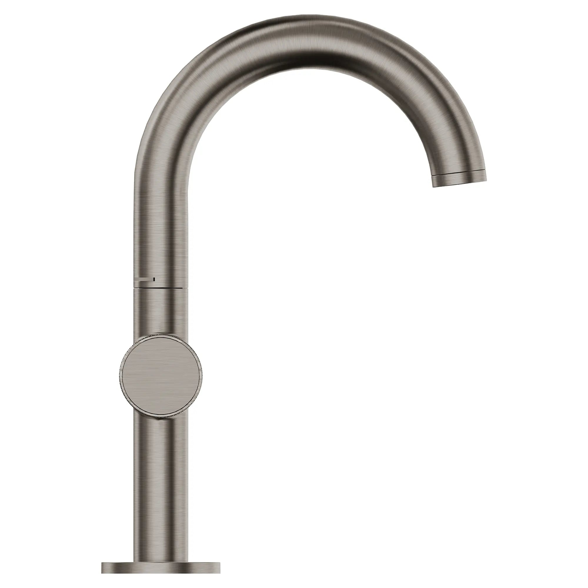 Atrio Private Collection Single Hole Two-Handle M-Size Bathroom Faucet with Knob Handles, 1.2 GPM (4.5 L/min) // BRUSHED HARD GRAPHITE // 288431_Atrio_SiloSide_105341AL00_0001_MARCH2026_1_CDNwebp.webp