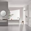 [105772AL00] Atrio Private Collection 2-Handle Free Standing Tub Filler with Knob Handles, with 1.75 GPM Hand Shower - Matte Black