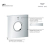 [1068880000] Grohtherm Aqua Tiles - GROHE StarLight Chrome