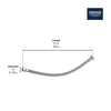 [45442000] Flexible Hose - GROHE StarLight Chrome