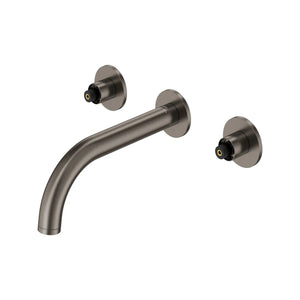 [20663AL0] Atrio 2-Handle Wall Mount Faucet without Handles, 1.2 GPM (4.5L.min) - GROHE StarLight Chrome
