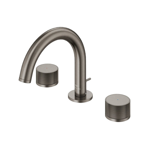 Atrio Private Collection 8-inch Widespread 2-Handle S-Size Bathroom Faucet, 1.2 GPM (4.5 L/min) - Brushed Hard Graphite