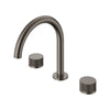 [105365AL00] Atrio Private Collection 3-Hole 2-Handle Deck Mount Roman Tub Faucet with Knob Handles - Matte Black